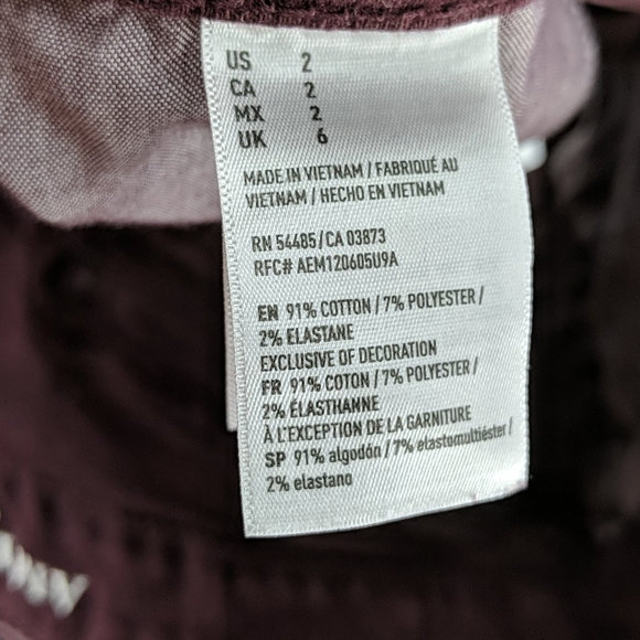 AMERICAN EAGLE Hi-Rise Shortie Denim Jean Shorts - Picture 7 of 7